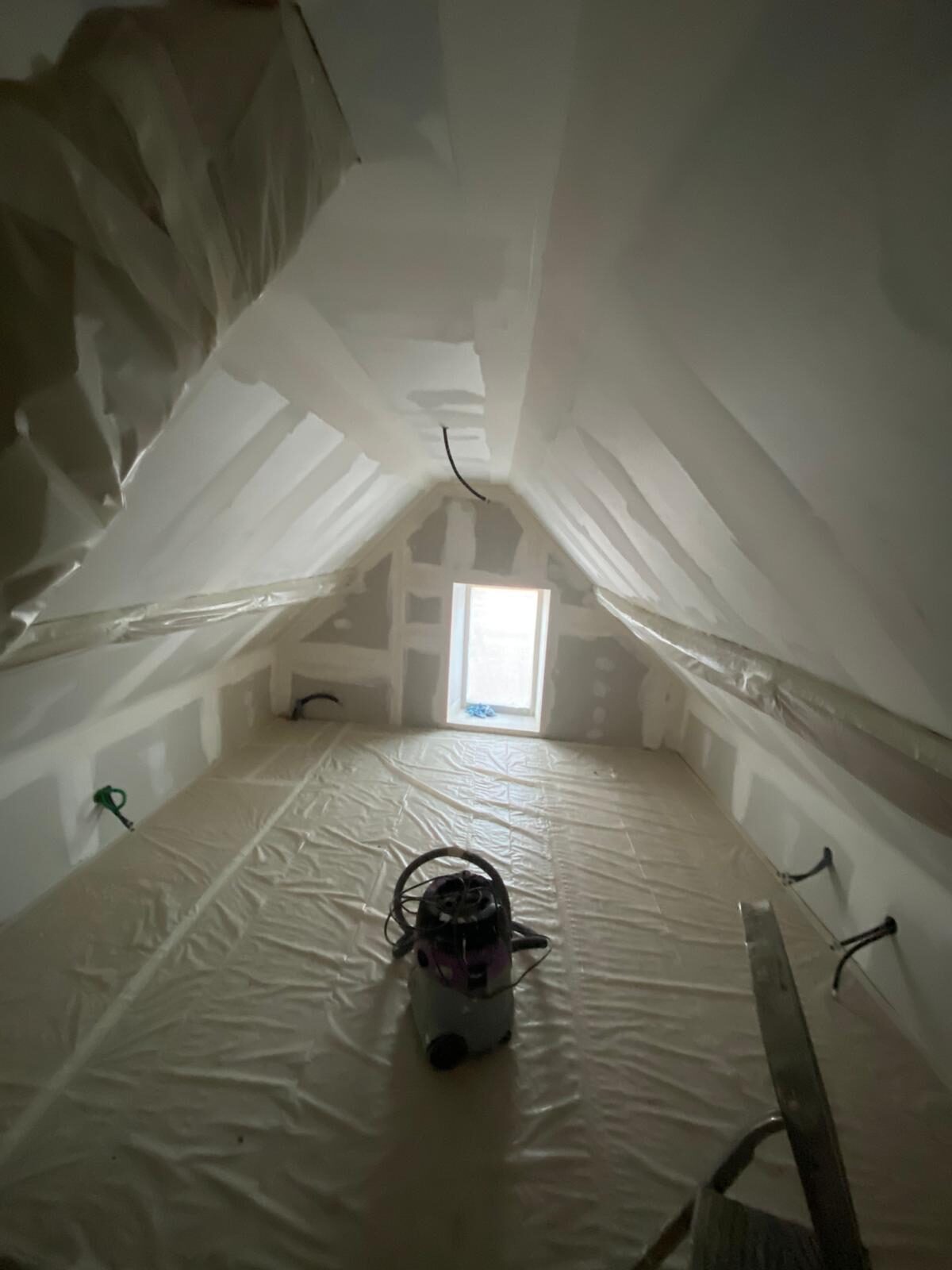 Aménagement de combles sous protection